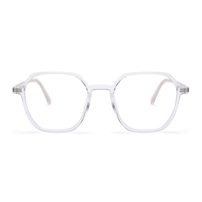 Voyage Transparent Wayfarer TR Clip-On Polarized Sunglasses for Men & Women (2187PMG4670-C2)