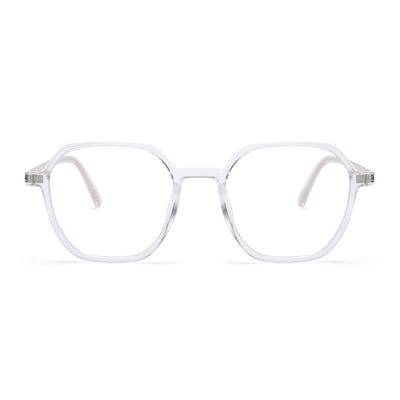 Voyage Transparent Wayfarer TR Clip-On Polarized Sunglasses for Men & Women (2187PMG4670-C2)