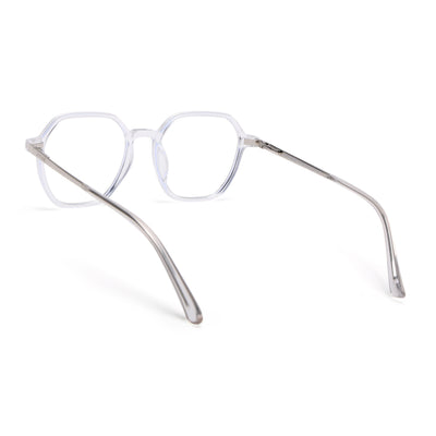 Voyage Transparent Wayfarer TR Clip-On Polarized Sunglasses for Men & Women (2187PMG4670-C2)