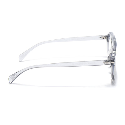 Voyage Grey Round Eyeglasses for Men & Women (2201MG3895-C2)