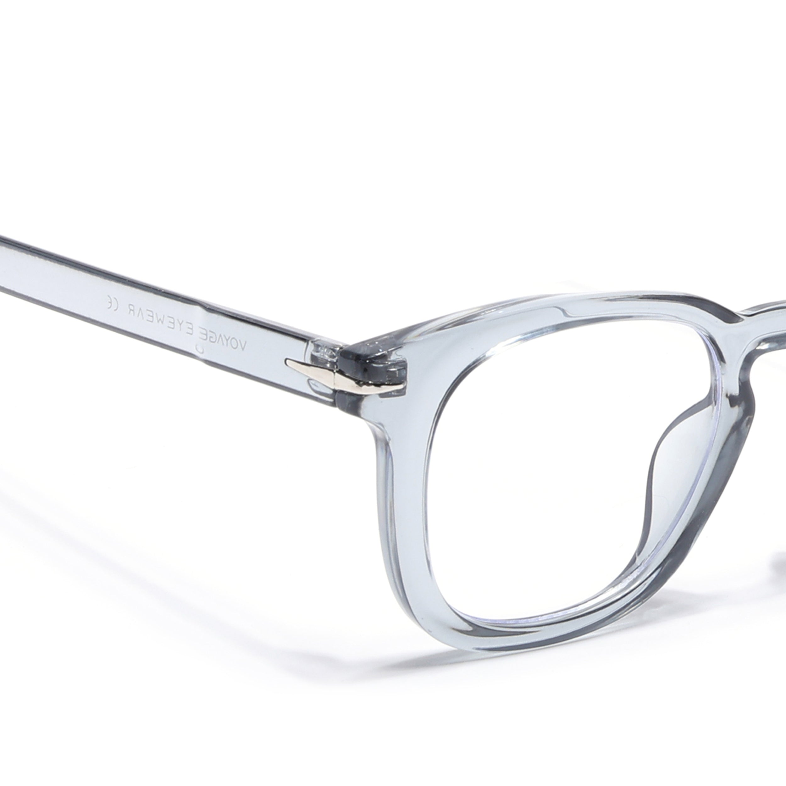 Voyage Light Grey Square Eyeglasses for Men & Women (2203MG4825-C3)