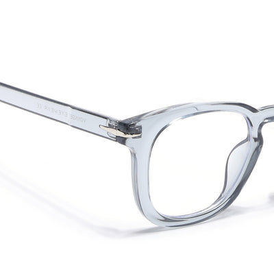 Voyage Light Grey Square Eyeglasses for Men & Women (2203MG4825-C3)