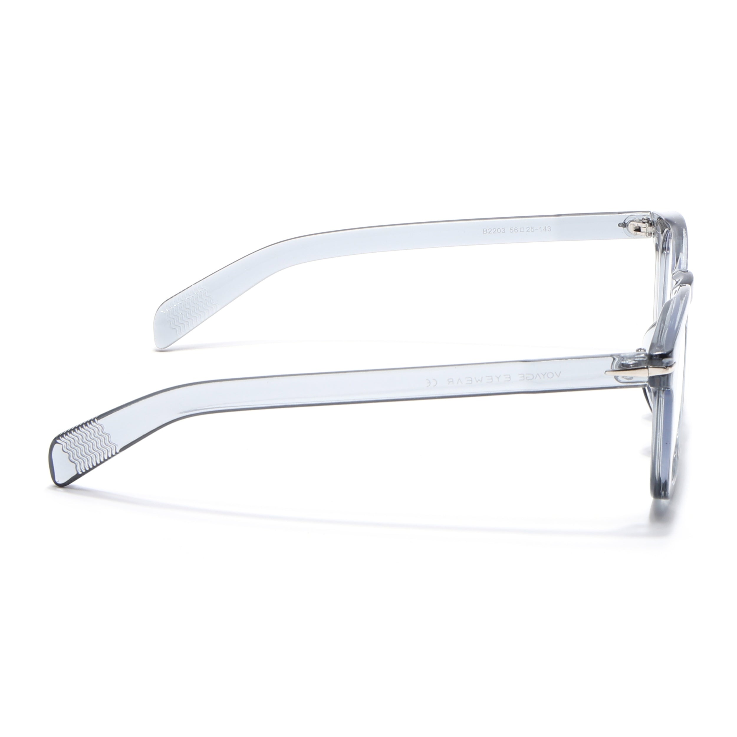 Voyage Light Grey Square Eyeglasses for Men & Women (2203MG4825-C3)