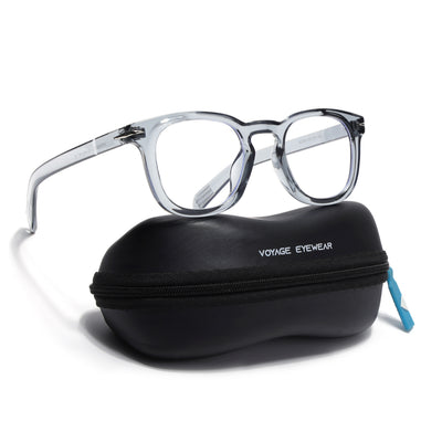 Voyage Light Grey Square Eyeglasses for Men & Women (2203MG4825-C3)