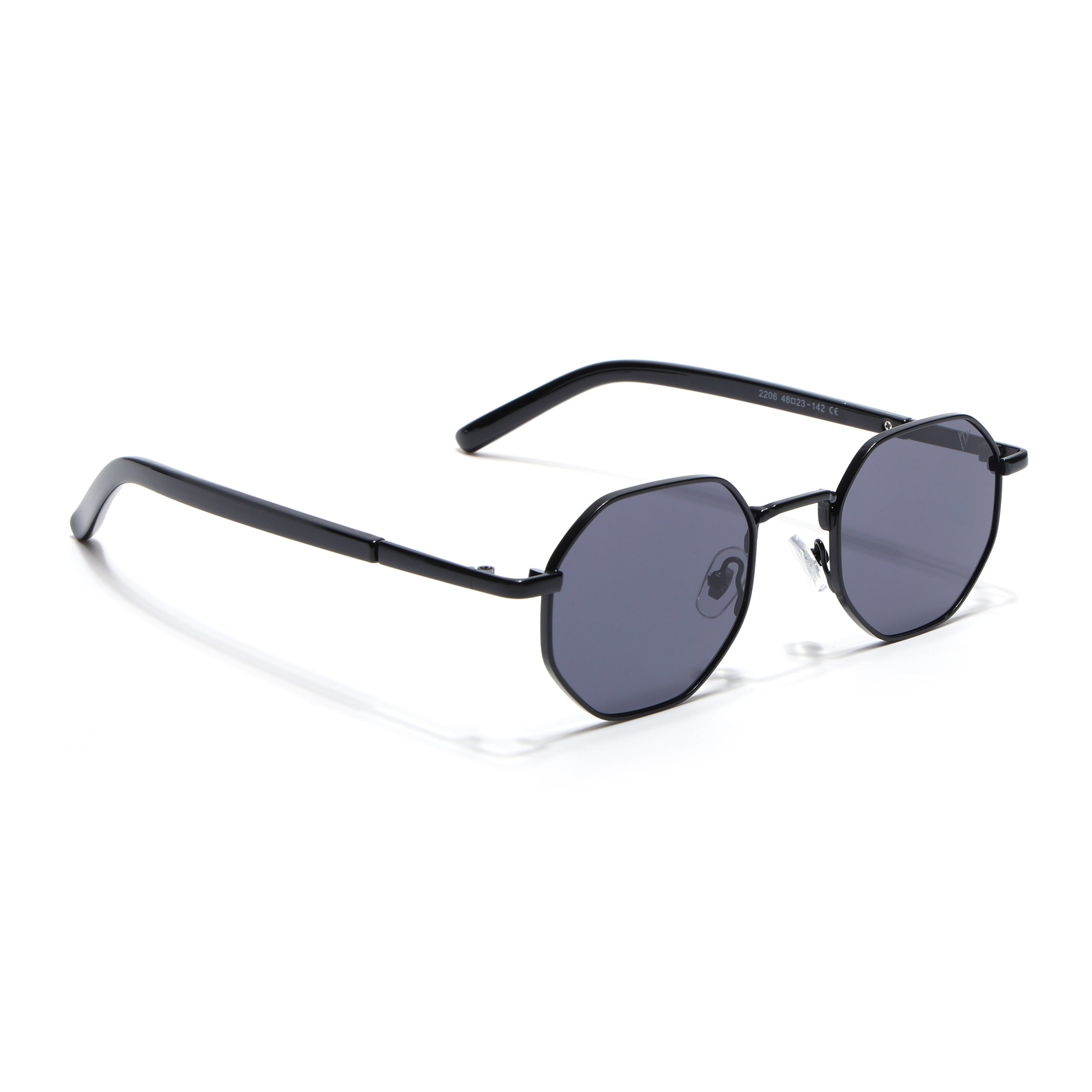 Voyage Black Geometric Sunglasses MG3771-C1