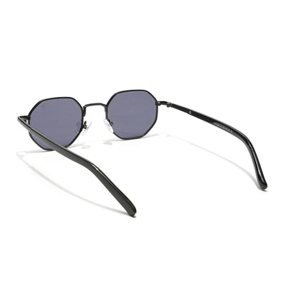 Voyage Black Geometric Sunglasses MG3771-C1