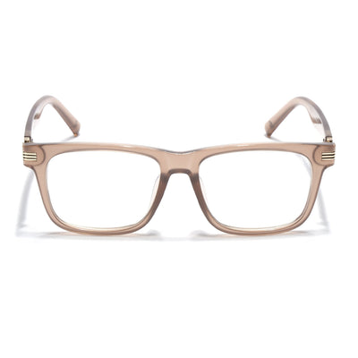 Eyejack Matt Brown Square Eyeglasses for Men & Women (2258FCL2152-C3)