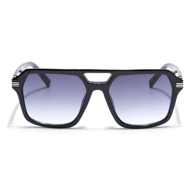 Eyejack Shine Black Wayfarer Sunglasses for Men & Women (2259CL2146)