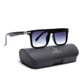 Eyejack Shine Black Rectangle Sunglasses for Men & Women (2261CL2148)