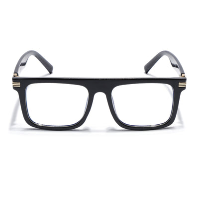 Eyejack Shine Black Wayfarer Eyeglasses for Men & Women (2261FCL2156-C1)