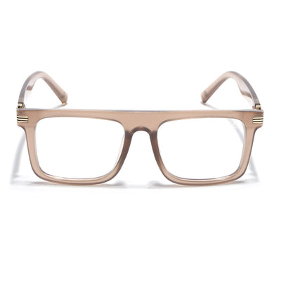 Eyejack Matt Brown Wayfarer Eyeglasses for Men & Women (2261FCL2158-C3)