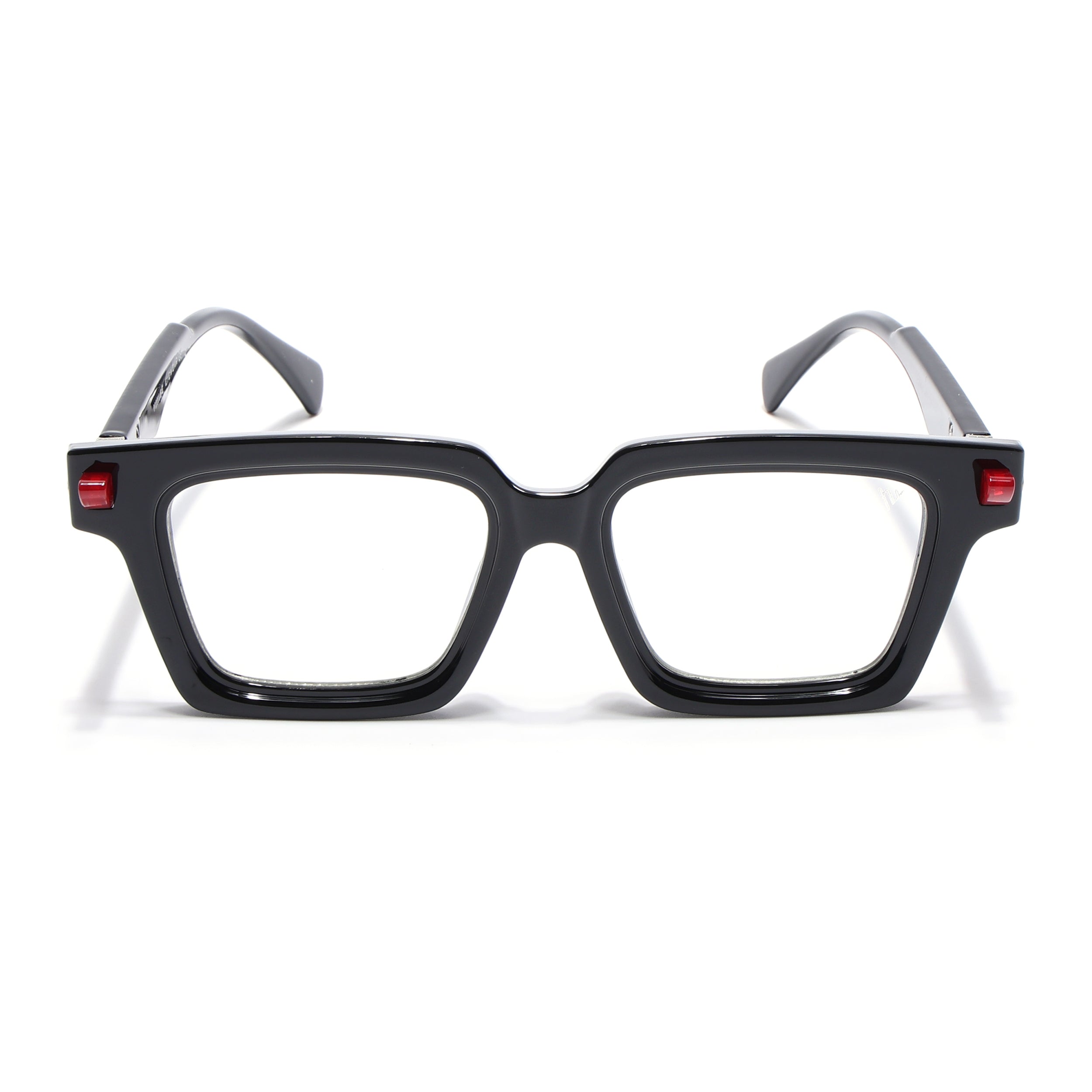 Voyage Goat Shine Black Square Eyeglasses for Men & Women (23001MG4878-C2)