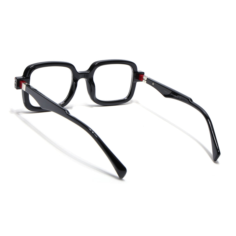 Voyage Goat Shine Black Square Eyeglasses for Men & Women (23002MG4882-C2)
