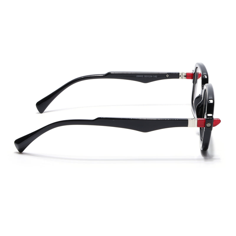 Voyage Goat Shine Black Square Eyeglasses for Men & Women (23002MG4882-C2)