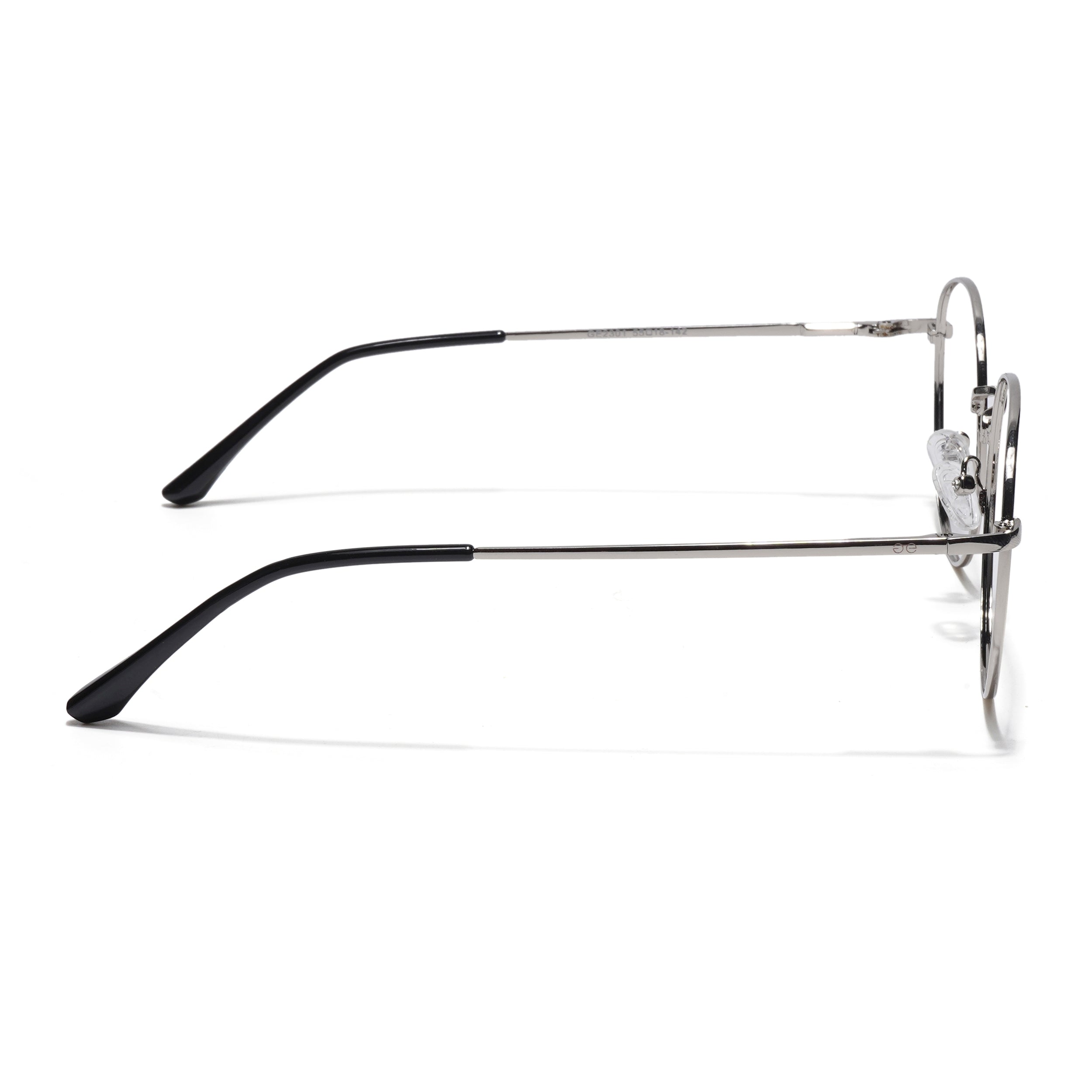 Thin Silver Round Eyeglasses for Men & Women (2301GE1791-C2)