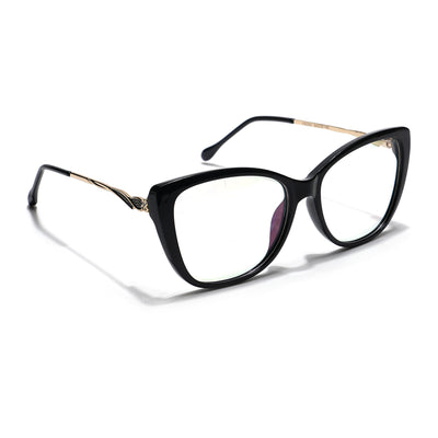 Voyage Glam Black Cateye Eyeglasses for Women (2301MG5611-C1)