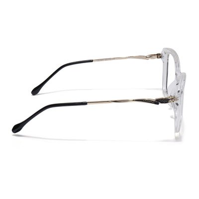 Voyage Glam Transparent Cateye Eyeglasses for Women (2301MG5612-C2)
