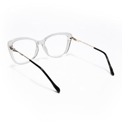 Voyage Glam Transparent Cateye Eyeglasses for Women (2301MG5612-C2)