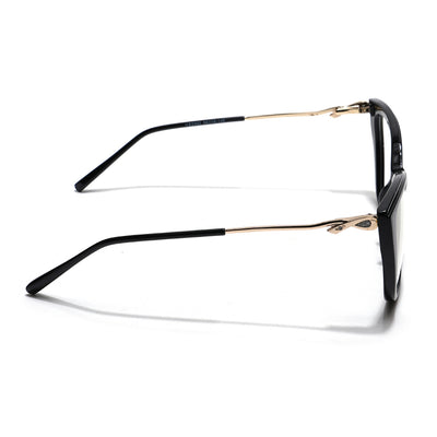 Voyage Glam Black Cateye Eyeglasses for Women (2302MG5614-C1)