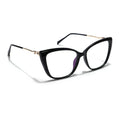 Voyage Glam Black Cateye Eyeglasses for Women (2302MG5614-C1)