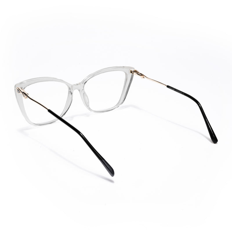 Voyage Glam Transparent Cateye Eyeglasses for Women (2302MG5615-C2)