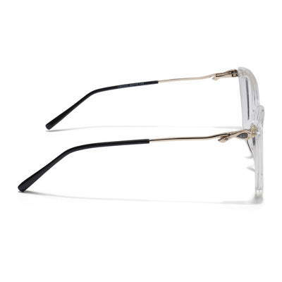 Voyage Glam Transparent Cateye Eyeglasses for Women (2302MG5615-C2)