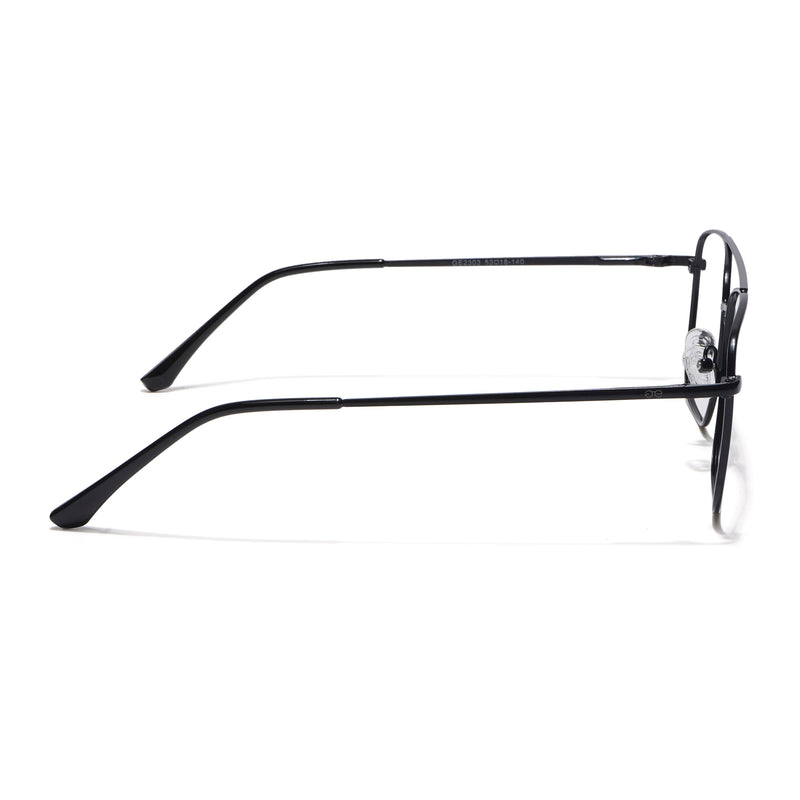 Thin Black Wayfarer Eyeglasses for Men & Women (2303GE1800-C1)