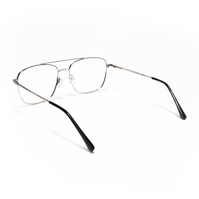 Goeye Thin Silver Wayfarer Eyeglasses for Men & Women (2303GE1801-C2)