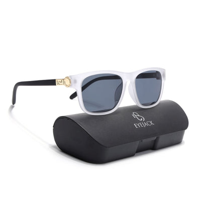 Eyejack Grey Wayfarer Sunglasses for Men & Women (2313CL1037)