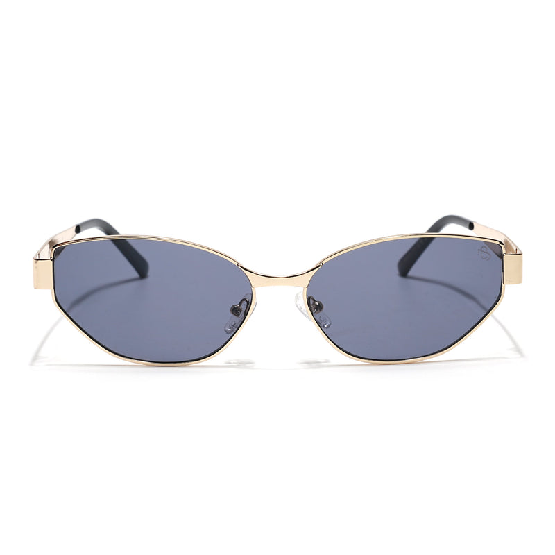 DIVA - Golden Cateye Sunglasses for Women (2319CL2175)