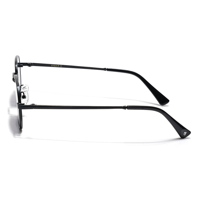 Auralis I Black Hexagonal Sunglasses - (2321CL2182)