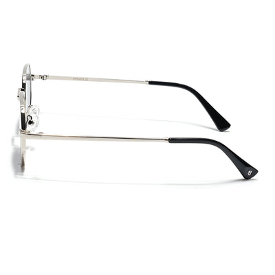 Auralis I Silver Hexagonal Sunglasses - (2321CL2183)