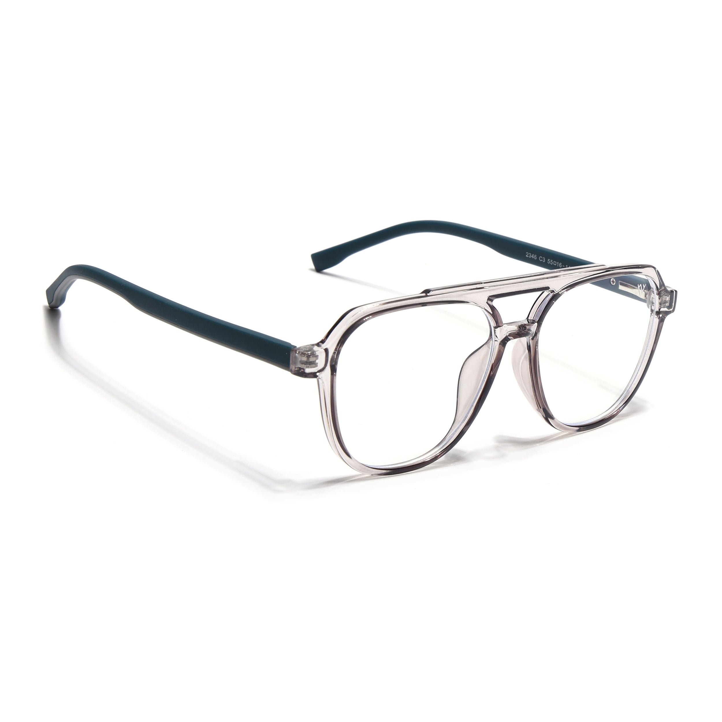 Voyage Maverick Transparent Grey Wayfarer Eyeglasses for Men & Women (2346MG5082-C2)