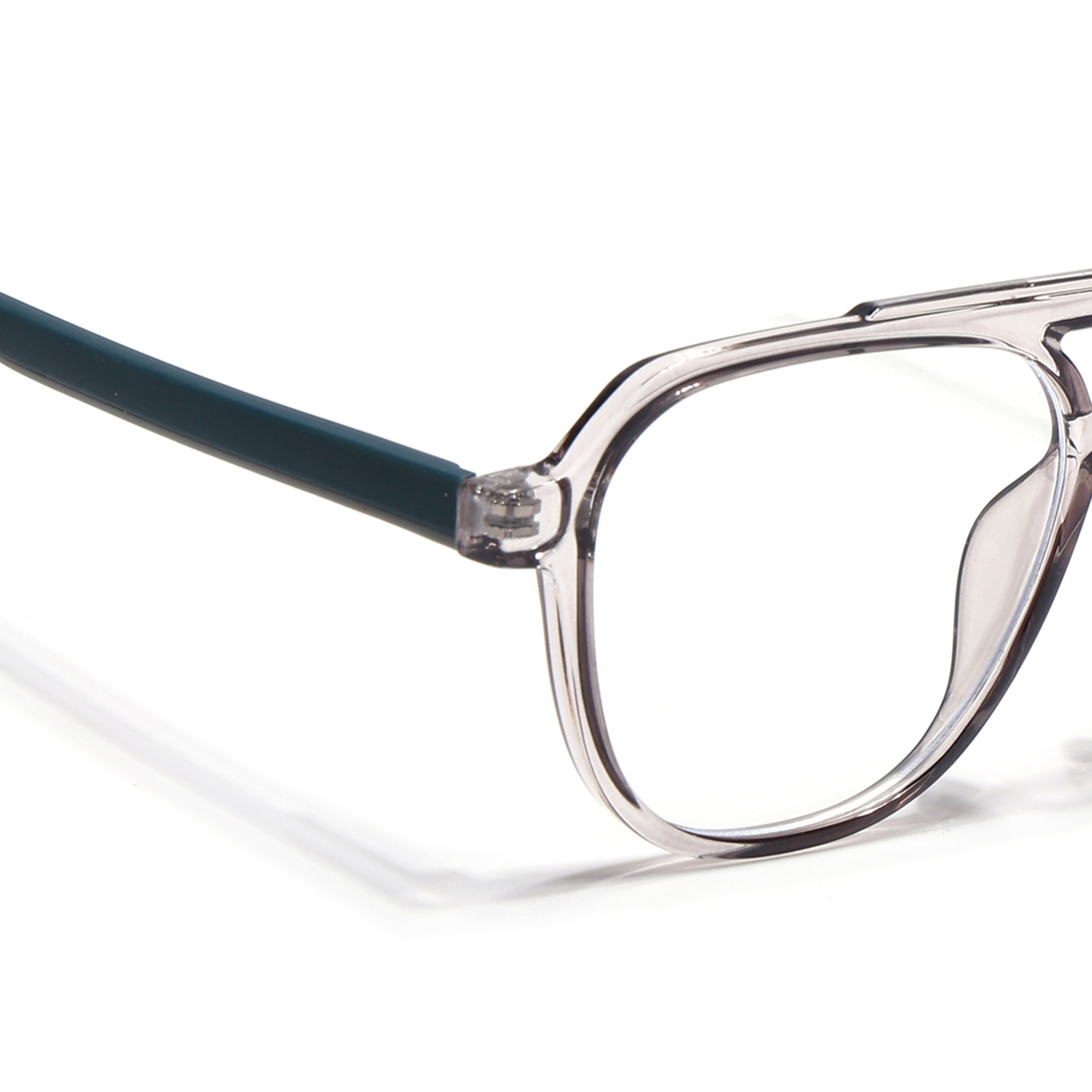 Voyage Maverick Transparent Grey Wayfarer Eyeglasses for Men & Women (2346MG5082-C2)