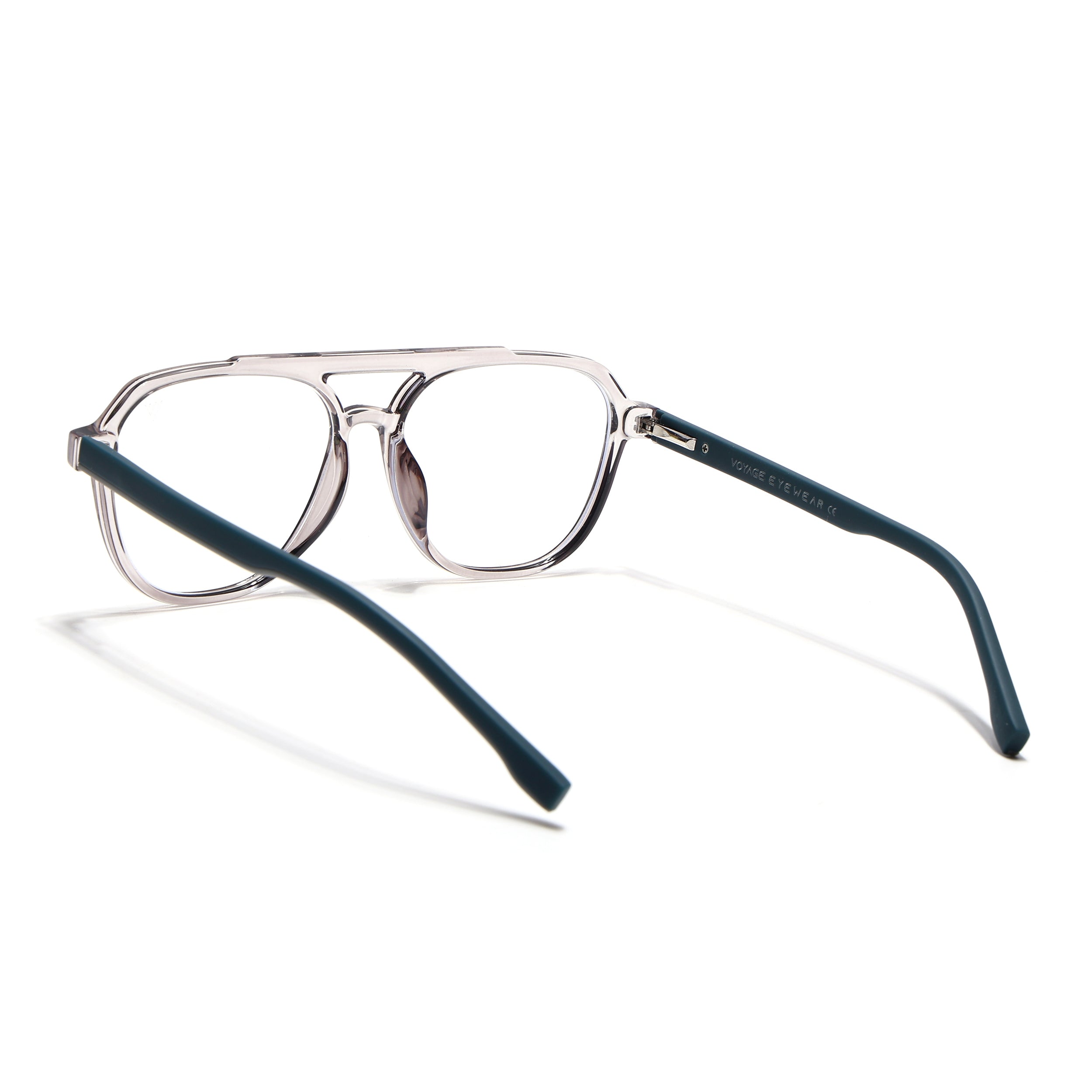 Voyage Maverick Transparent Grey Wayfarer Eyeglasses for Men & Women (2346MG5082-C2)