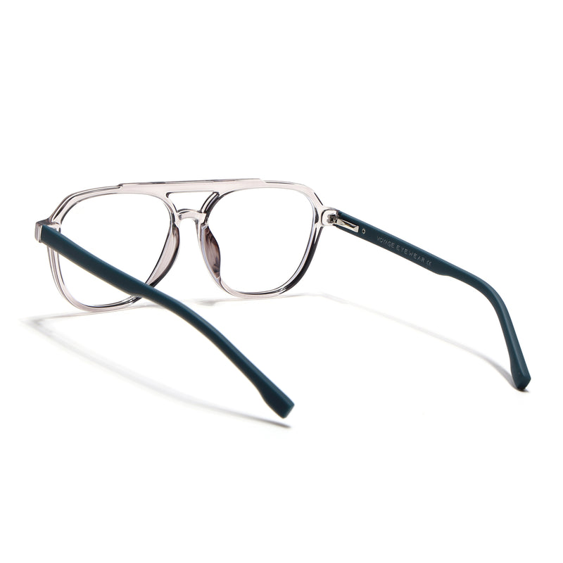 Voyage Maverick Transparent Grey Wayfarer Eyeglasses for Men & Women (2346MG5082-C2)