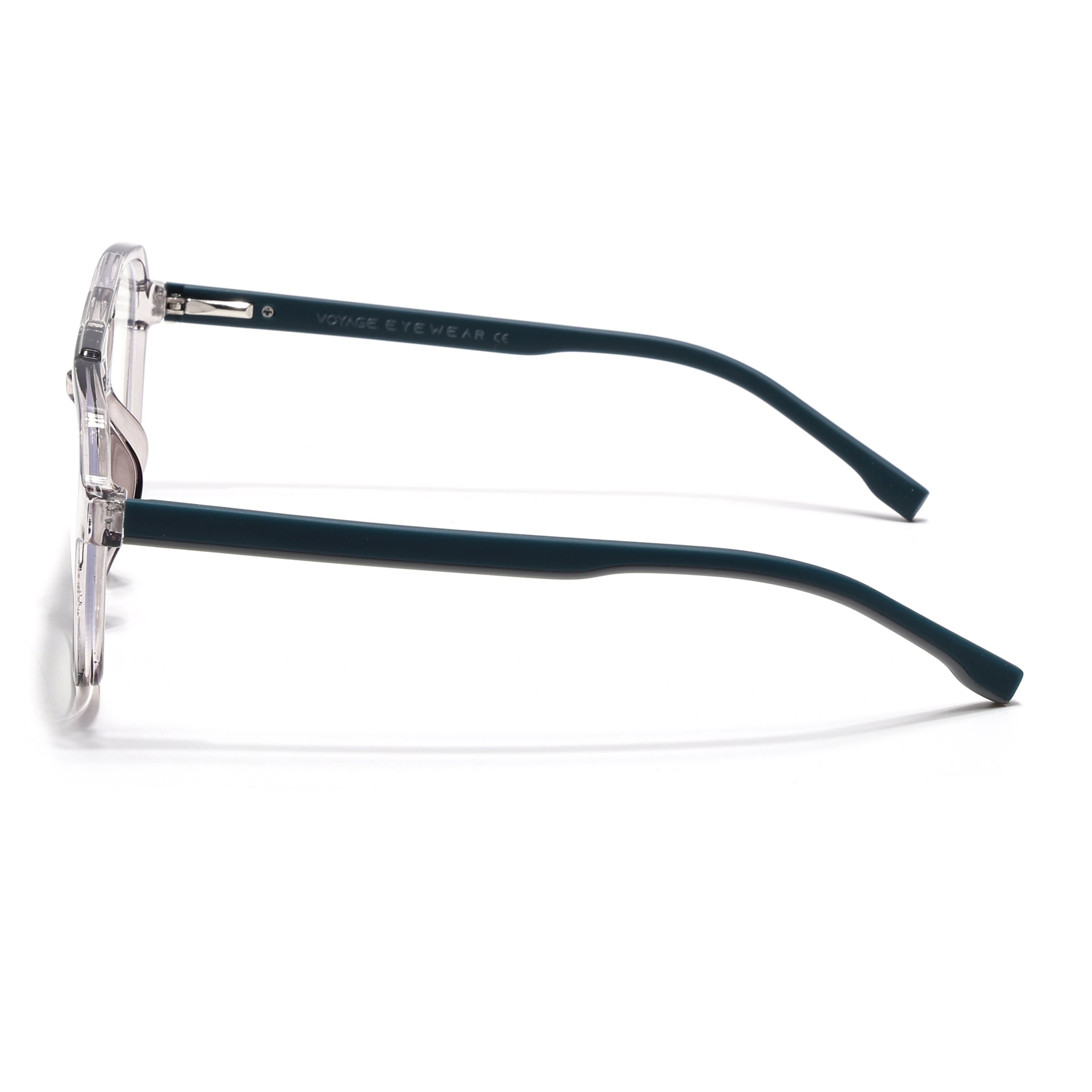 Voyage Maverick Transparent Grey Wayfarer Eyeglasses for Men & Women (2346MG5082-C2)