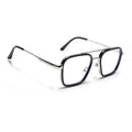 Voyage Maverick Silver & Black Wayfarer Eyeglasses for Men & Women (2363MG5079-C1)