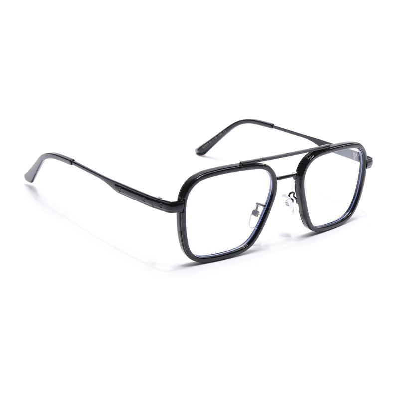 Voyage Maverick Black Wayfarer Eyeglasses for Men & Women (2363MG5080-C2)