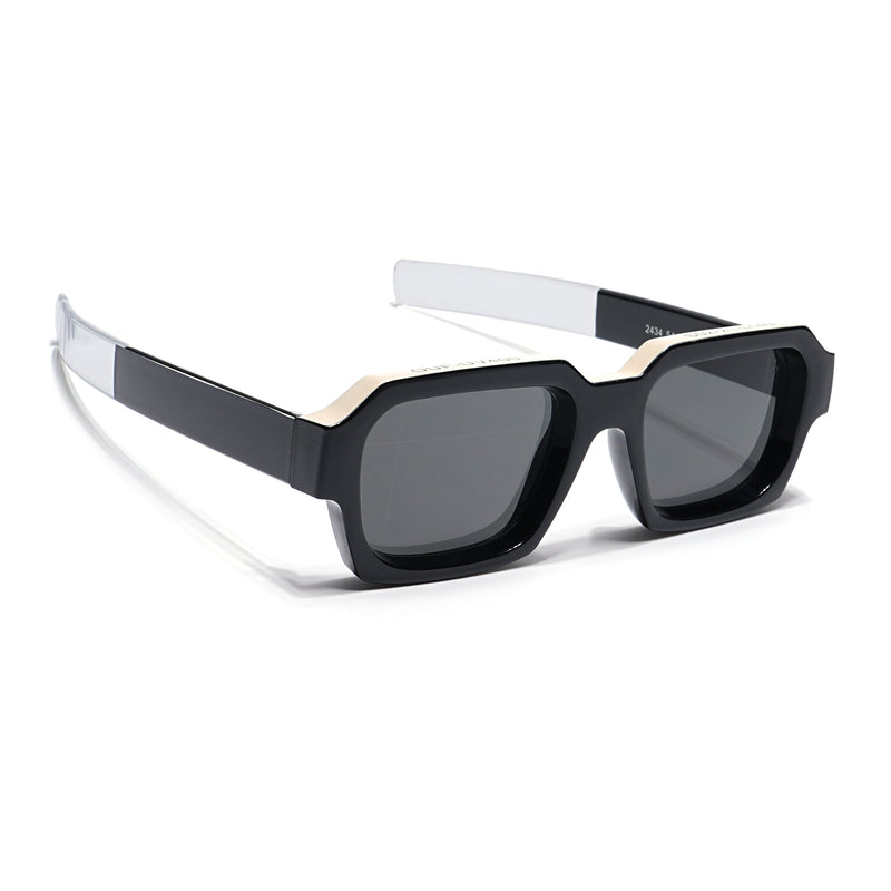 ONYX - Black & Cream Square Sunglasses I (2434CL890)