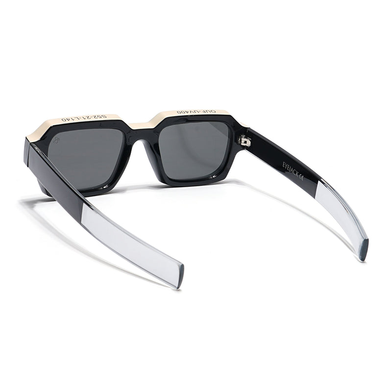 ONYX - Black & Cream Square Sunglasses I (2434CL890)