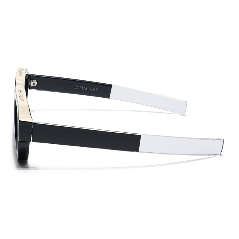 ONYX - Black & Cream Square Sunglasses I (2434CL890)