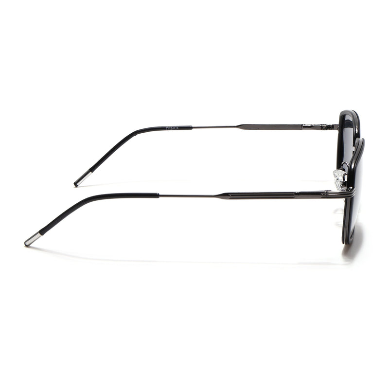 Eyejack Aura Black & Grey Square Polarized Sunglasses for Men & Women (2501PCL1461)