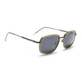 Eyejack Aura Light Green & Grey Square Polarized Sunglasses for Men & Women (2501PCL1467)