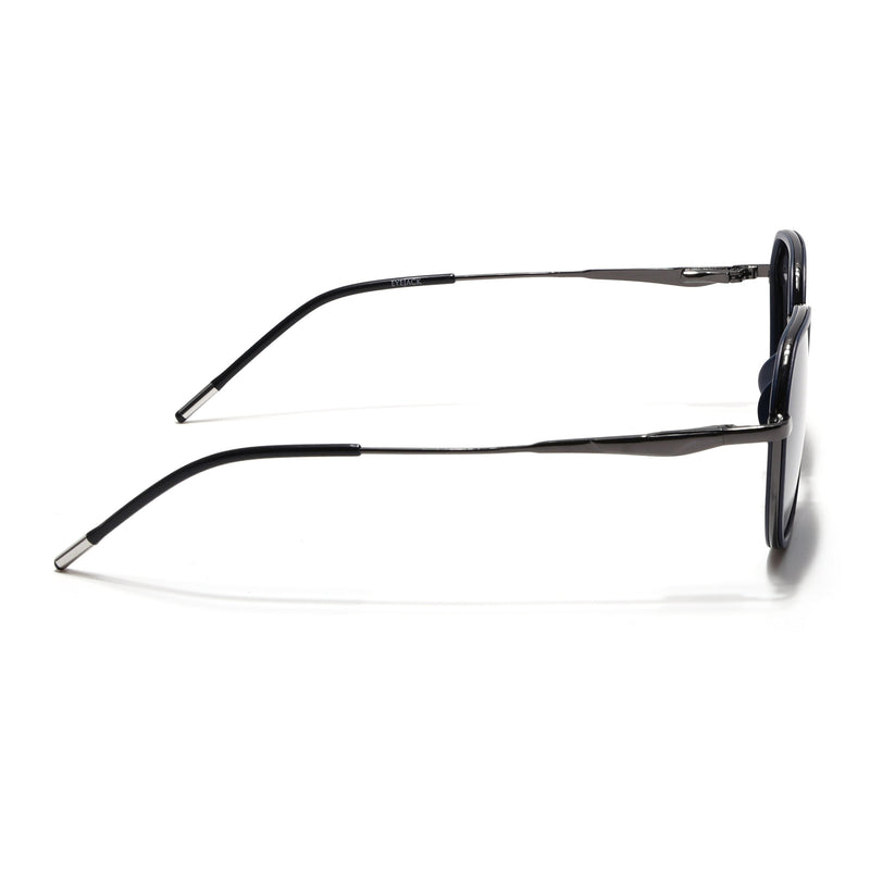Eyejack Aura Blue & Grey Round Polarized Sunglasses for Men & Women (2502PCL1471)