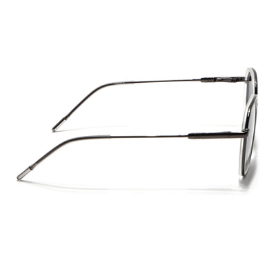 Eyejack Aura Transparent & Grey Hexagonal Polarized Sunglasses for Men & Women (2503PCL1487)