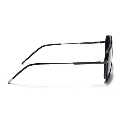 Eyejack Aura Black & Grey Wayfarer Polarized Sunglasses for Men & Women (2504PCL1489)