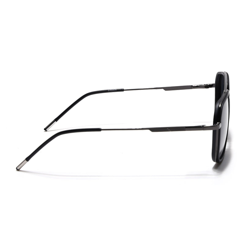 Eyejack Aura Black & Grey Wayfarer Polarized Sunglasses for Men & Women (2504PCL1489)