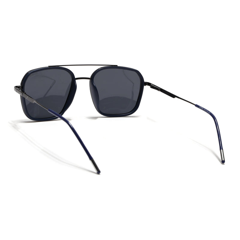 Eyejack Aura Blue & Grey Wayfarer Polarized Sunglasses for Men & Women (2504PCL1490)
