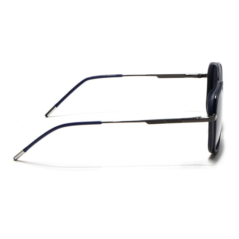 Eyejack Aura Blue & Grey Wayfarer Polarized Sunglasses for Men & Women (2504PCL1490)